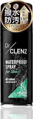 [Dr.CLENZ] 【徹底防水防汚 × 持続力のハイブリッド仕様】 防水スプレー 440ml 靴 スニーカー 革製バッグ等 幅広く使用可 [魔法の防水スプレー]