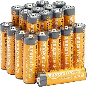 Amazonベーシック 乾電池 単3形 単三電池 アルカリ 保存期限10年 20個セット 1.5V 液漏れ防止